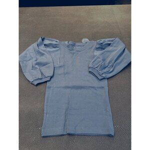 Soor Ploom Balloon Tee Toddler 4Y Frost NWT